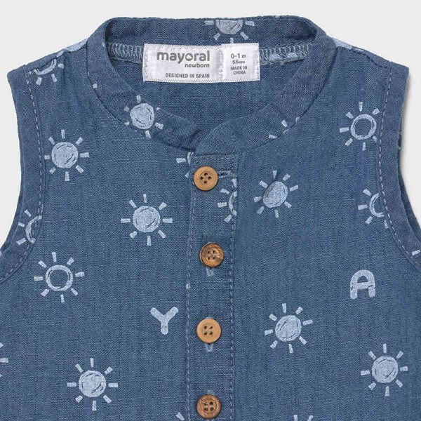 Pelele vaquero blue denim