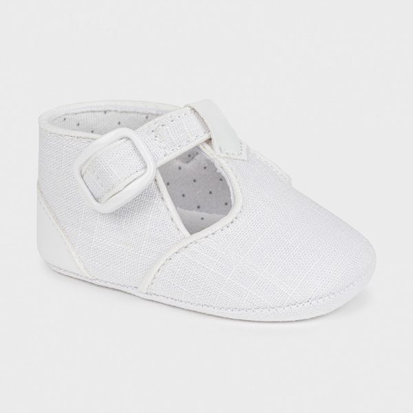 Zapatos de tipo pepito blanco