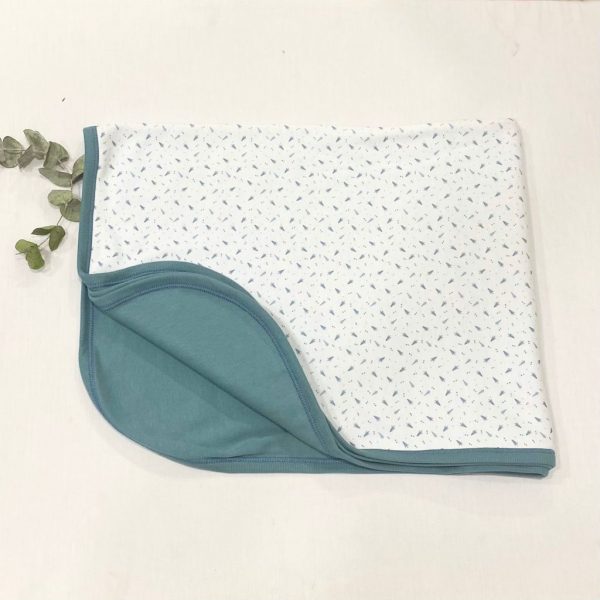 Manta de nacimiento Rapife pinos verdes