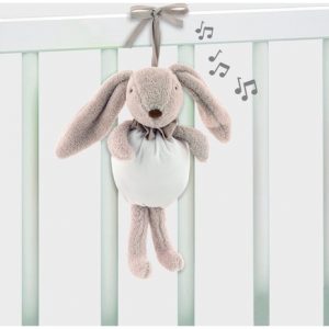Conejo Musical pasito a pasito beige desde el nacimiento