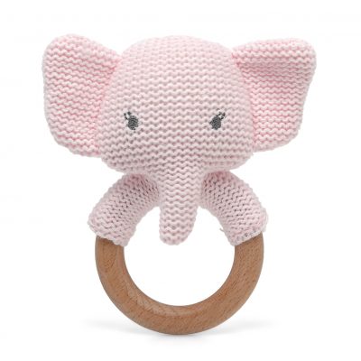 sonajero elefante rosa